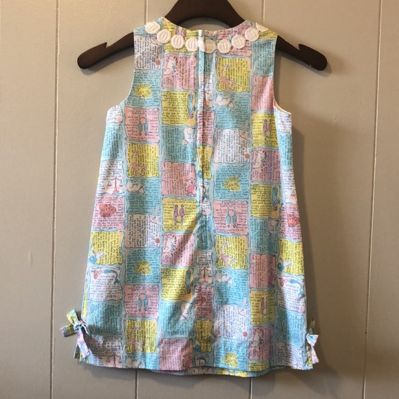 2X HOST PICK🌞Lilly Pulitzer Classic Shift Dress -HTF-WRITTEN IN THE STARS size 6 - Picture 2 of 2